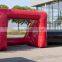 4 GOALS inflatable football pitch,custom inflatable soccer field on selling,no floor inflatable soccer pitch