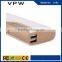 Guangzhou Factory Wholesale OEM/ODM Double USB output Portable 10000mAh Power Bank for iPhone for Samsung