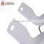 White wood board steel bracket table