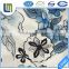 Super soft 100% polyester flower disperse printed polyester fabric for sofa
