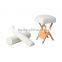 HomCom 22" Portable Foot Massage Stool and Pillow Set - Cream