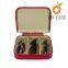 pink design color spectacle box/hard case packaging boxes/leather eyeware case