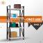 Adjustable shelf knock down light duty warehouse steel storage rack /shelf