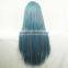 Full Head Long Wavy Synthetic Wigs, Lnuyasha Sesshoumaru Wig Peruca Quality Cosplay Wigs, Blue Black White Red Purple Orange Wig