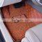 5D Green PVC wire coil material 3pcs full set Car Mats Fit All cars