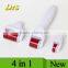 Factory selling fine titanium mesotherapy mirco needle derma roller 4 in 1 for scar removal made in china