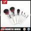 7pcs Short Handle Makeup Brushes Travel Set