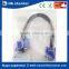 High quality adapter 15 Pin 1 vga male to 2 vga female vga monitor Y splitter cable for computer pc laptop