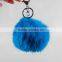 animal tails for cars cute cheap doll mini fox fur ball keychain