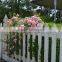 Outdoor wooden garden fence