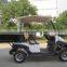 White 2 seat electric golf carts with a small rear cargo