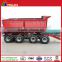 Liangshang brand 2 axles full trailer for side tipping / side tipper semi trailer / side full dump trailer