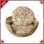 Wholesale dog supply multi designs natrual straw woven bed for dog