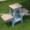 New Material, waterproof WPC garden shelf wooden corner flower shelf