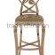 03-1# Modern Relax High Rose Gold Bar Stool Chair Metal