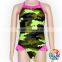 Baby Kid Camouflage Beach Wear One Piece Swimsuit Cross Back Children Swimwear