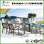 Outdoor furniture folding chair and table set