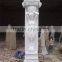 Greek Style Nude Man and Woman Hand Made Marble Pillar