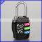 3 digit zinc alloy travel password luggage lock