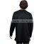 Comfortable cotton plain sweatshirt side zipper wholesale crewneck sweatshirt