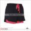 2016 New Style Double Layer Blank Yoga Pants Running shorts