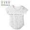 White All Over Animal Rabbit Printing Summer Baby Clothes OEM