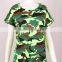 custom wholesale women camouflage uniform t shirt or suit