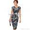 Women milk silk with up hip dresses