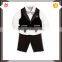 Latest design baby suit for wedding fashion shirt/pants/vest 3 pieces