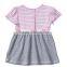 Summer style lace short sleeve baby dress
