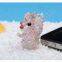 Handmade Crystal 3d Beaded Squirrel Iphone5 Charm