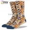 socks in china wholesale/printing custom socks/floral pattern socks