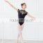 Adult Ballet Floral Lace Mock Neck Leotards
