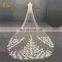 ED Bridal Factory Custom Made Ivory Long Wedding Veil With 3D Flowers