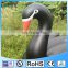 Inflatable Water Float Inflatable 1.9m Black White Swan Pool Floats