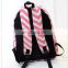 Wholesale High quality canvas monogrammed Chevron Backpacks