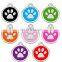 Dog Tags Pet Tags Cat Tags With Round Paw Shape