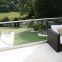 Aluminum U Channel Glass Balustrade with Stainless Steel Base Cover