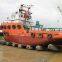 Integrally wound marine launching rubber airbag, large load bearing, long wear life