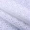 white 100% cotton swiss voile lace custom fabric embroidery