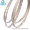We can supply 6mm wide high temperature environmental protection corrosion resistant stainless steel braid belt