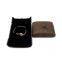 Cambered jewelry set box with double doors