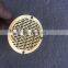 factory customized laser cutting drilling parts for brass parts