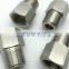 High quality quick coupler 3/8 female to 1/4 male thread adapters SUS304 stainless steel straight galvanized steel pipe fittings
