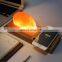 Decorative LED desk lamp with music speaker, wireless charging, dimming brightness