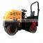 1T double drum hydraulic vibration road roller compactor