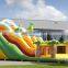 Dino World Bounce Slide Playground Dual Lanes Inflatable Dinosaur Slide Bouncer