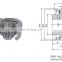 KC12022 KANA standard Transmission shaft connection sprocket roller chain coupling