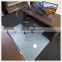 customize size safety clear tempered glass for modernize office glass chair mat