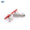 BRZ2012 china low price chrome plated and brass material aluminum bibcock taps with aluminum lock